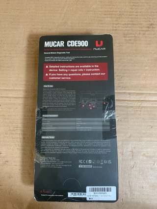 Escaner Automotriz Mucar CDE900 OBD II