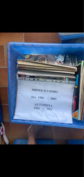 Revistas de coches motos aniguas