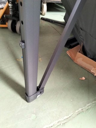Sombrilla Excéntrica 3x2m con Base Cruzada
