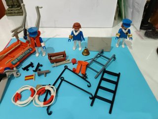 Piezas Playmobil Barco y Figuras