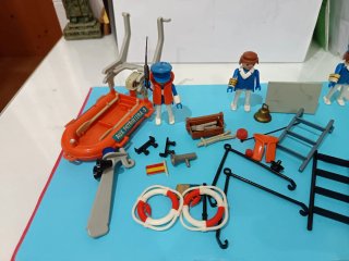 Piezas Playmobil Barco y Figuras