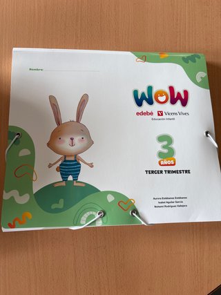 Proyecto WOW 3 años carpeta 3 trimestre
