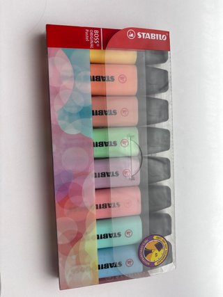 Pack 8 Subrayadores Stabilo Boss Pastel