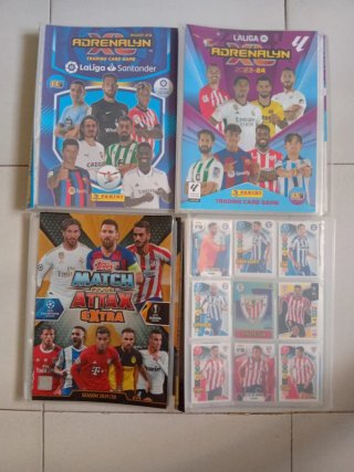 Lote 4 Álbumes Fútbol Adrenalyn y Match Attax