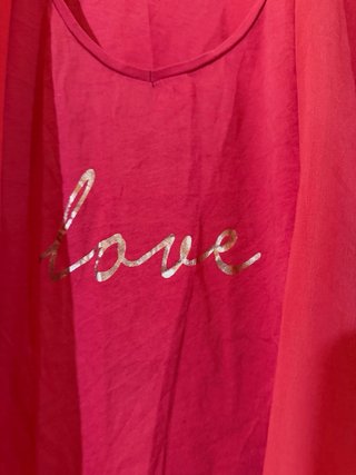 Blusa Oltre rossa love