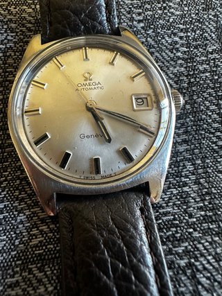 Omega Genève Automatico Argento