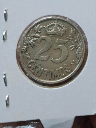 25 céntimos España 1925