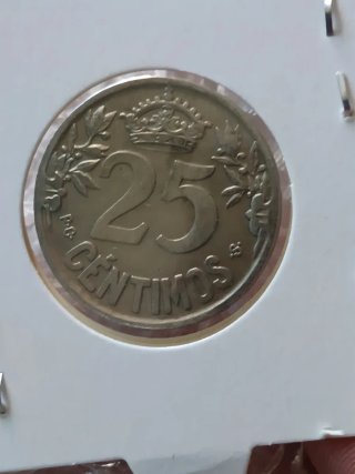25 céntimos España 1925