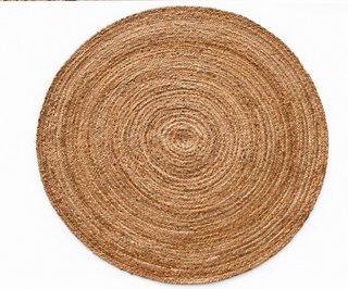 Alfombra Redonda Yute/Mimbre 200cm NUEVA