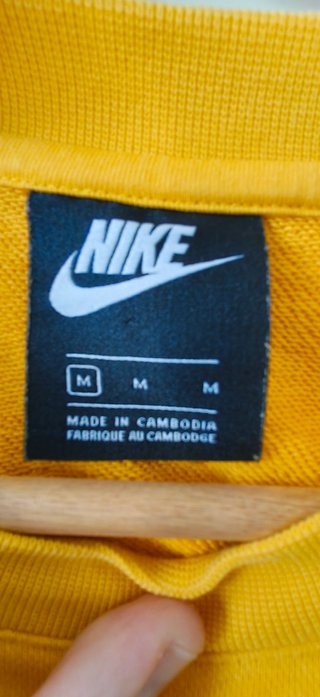 Sudadera Nike Amarilla Talla M