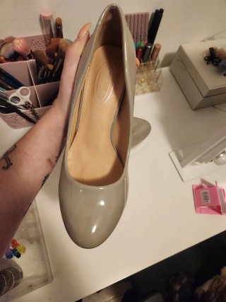 Tacones Y2K Plataforma Grises