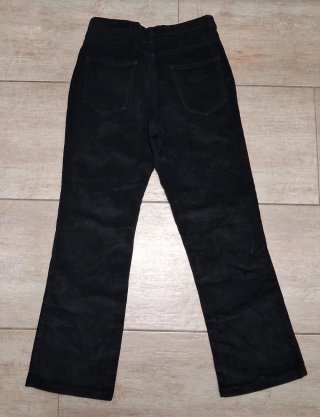 Pantaloni Rifle Jeans neri W27 in velluto