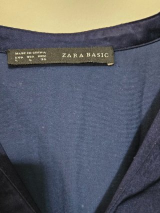 Vestido Zara Azul Talla M