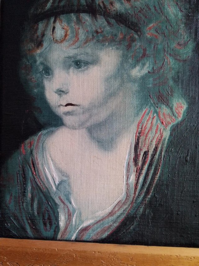 Quadro per bambini in legno e tela