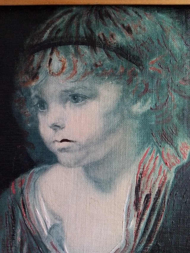 Quadro per bambini in legno e tela