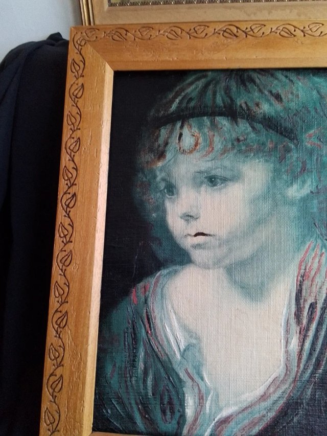 Quadro per bambini in legno e tela