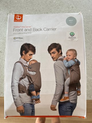 Mochila Portabebés Stokke MyCarrier Gris