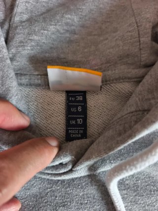 Sudadera Gris Ellesse Talla M