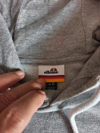 Sudadera Gris Ellesse Talla M