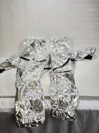 Costume da Astronauta Argentato Taglia Unica