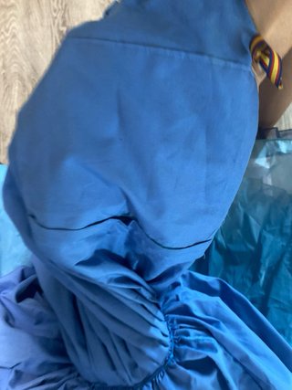 Traje de flamenca azul talla XS
