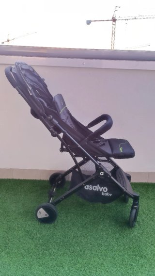 Silla de paseo Asalvo Flight Negra