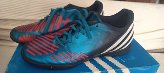 Adidas Predito Talla 38.5 Azul/Rojo