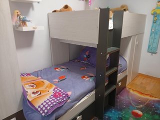 Cama tren infantil