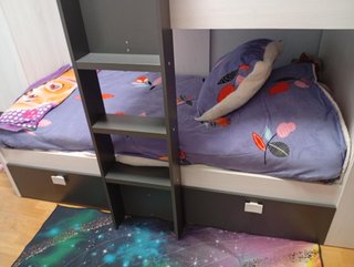 Cama tren infantil