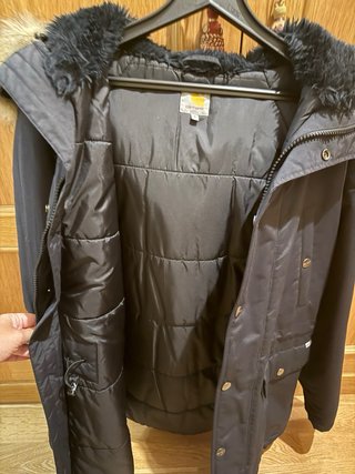 Anorak Carhartt 3/4 Negro Talla S