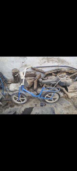 Bicicleta infantil azul bh