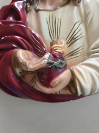 Sagrado Corazón de Jesús escayola