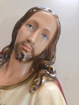 Sagrado Corazón de Jesús escayola