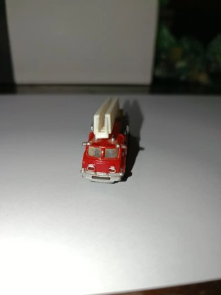 Camión de bomberos Micromachines rojo
