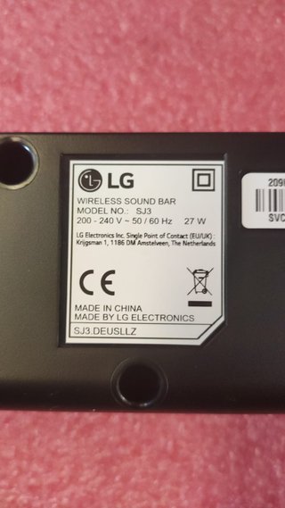 Barra de Sonido LG SJ3