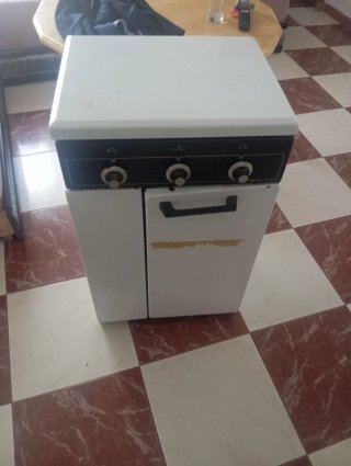 Cocina de gas con bombona