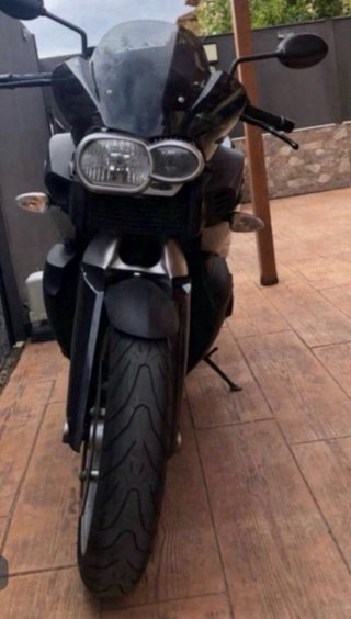 BMW K1200R Naked Negra y Plateada