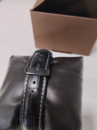 Reloj a&co. Negro y Plateado