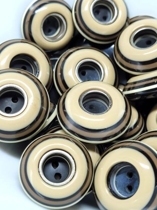 35 bottoni vintage plastica