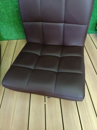 Costway Taburete de bar, 117 cm de altura Juego 2