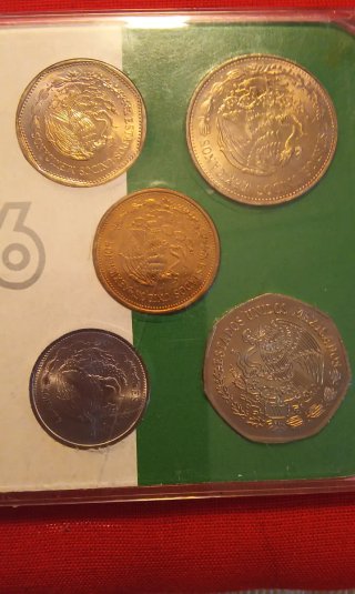 Monedas México 86 y Macedonia