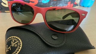 Gafas  sol Ray-Ban RB2132  new Wayfarer Rojo mate