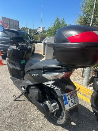 Moto Scooter SYM Jet 14 125 Negra