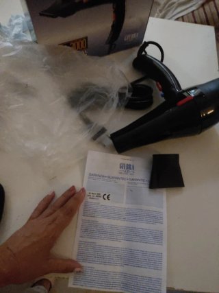 Secador Profesional Giubra Mach 3000 Negro