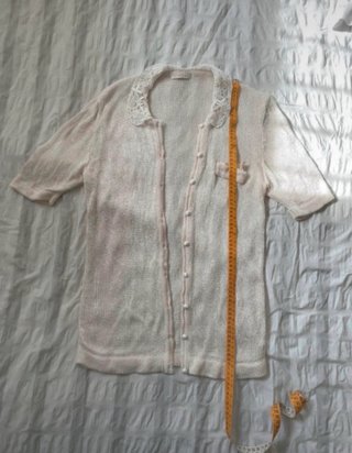 Cardigan estivo pizzo
