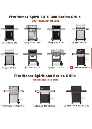 Plancha Acero Inox Onlyfire Weber Spirit 300/40