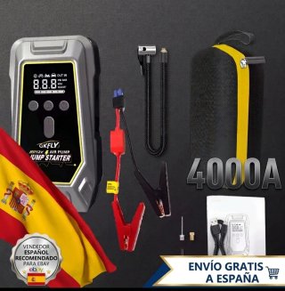 Arrancador Coche 4000A + Bomba Aire