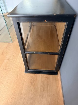 Vitrina Francesa Vintage Negra