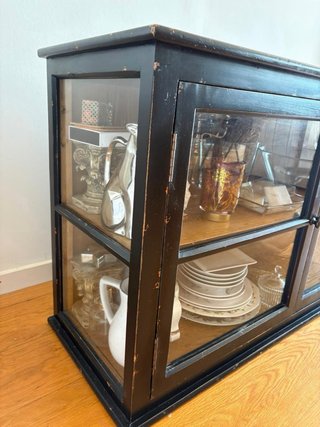 Vitrina Francesa Vintage Negra