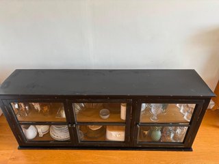 Vitrina Francesa Vintage Negra